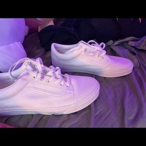 white old school vans